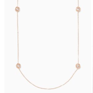 NWT kate spade infinity & beyond scatter necklace